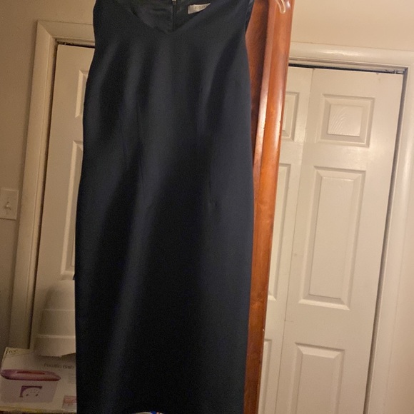 Two piece dress and sculptures jacket navy blue - Picture 11 of 11